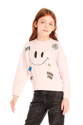BE HAPPY ICONS SWEATSHIRT (PREORDER) - CHASER KIDS