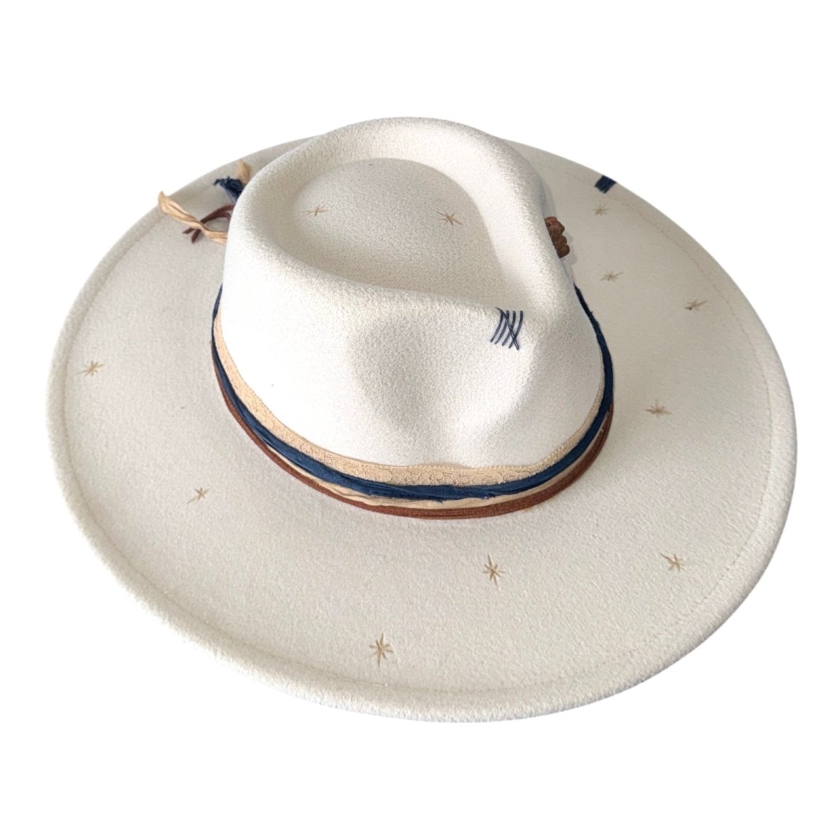 BEAR CHARM TWINKLE STARDUST FEDORA HAT - SAGE & SADDLE