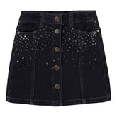 BERA RHINESTONE DENIM SKIRT - MOLO - SKIRTS