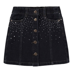 BERA RHINESTONE DENIM SKIRT - MOLO - SKIRTS