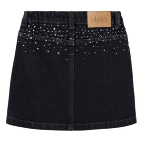 BERA RHINESTONE DENIM SKIRT - MOLO - SKIRTS