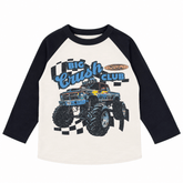 BIG CRUSH MONTER TRUCK LONG SLEEVE TSHIRT - ROWDY SPROUT