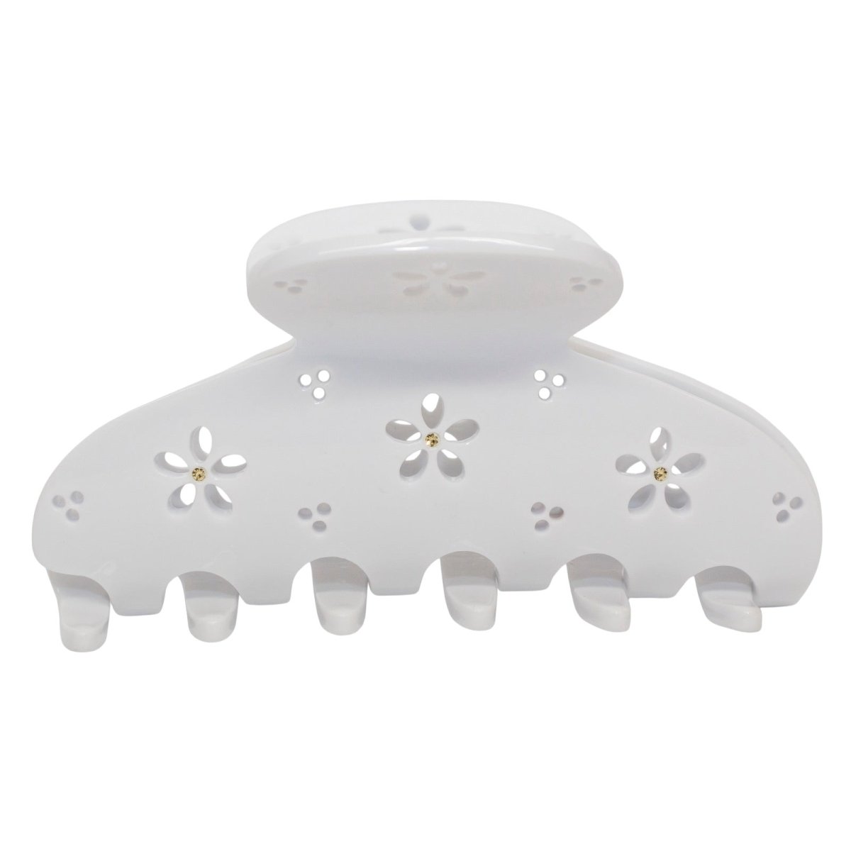 BLANC PETAL EYELET LIL EFFING CLAW CLIP - EMI JAY