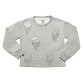 BLING HEART SWEATSHIRT - MIA NEW YORK - SWEATERS