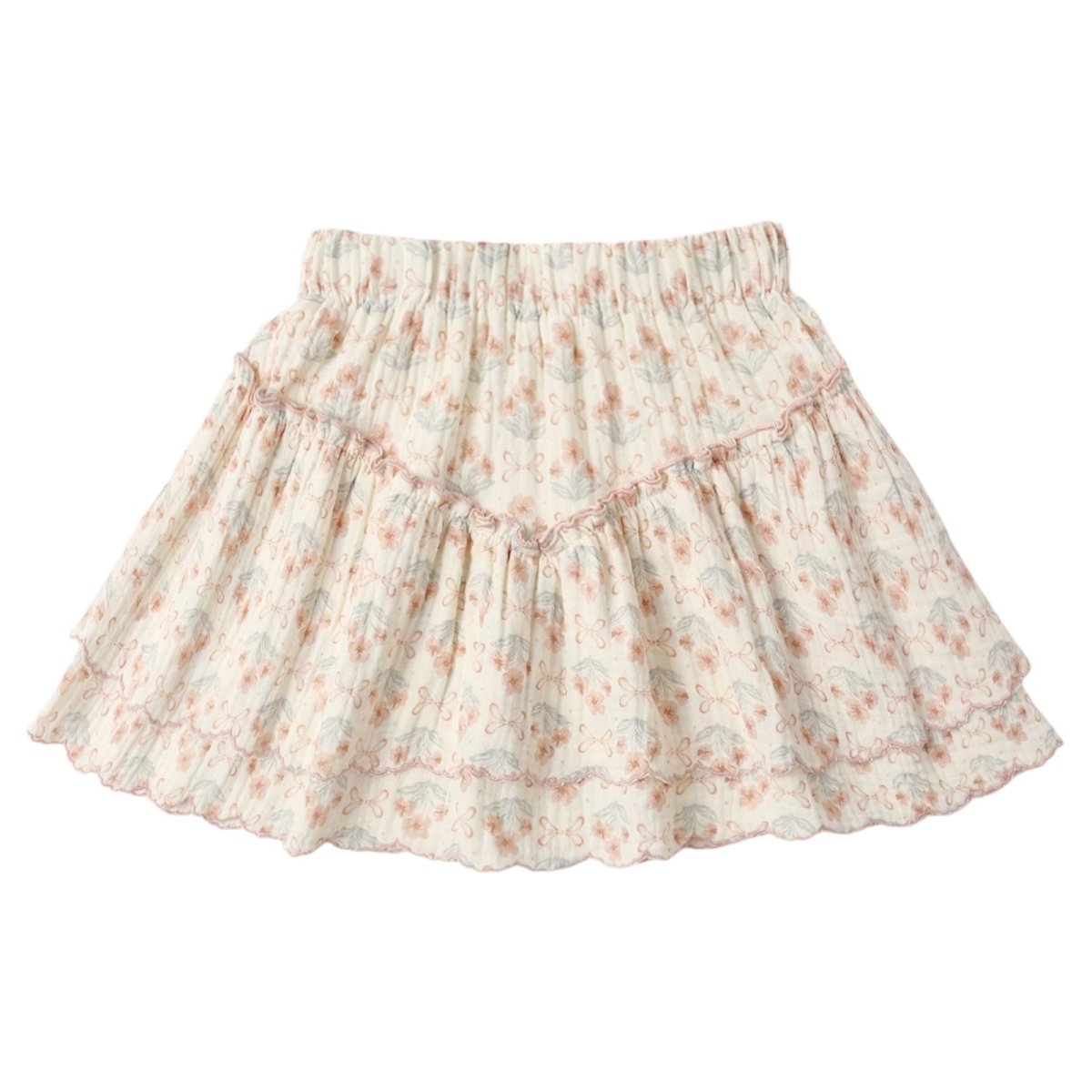 BLOSSOM TIERED MINI SKIRT - SKIRTS