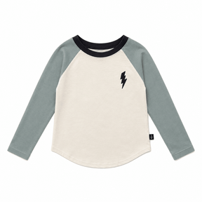BOLT COLORBLOCK LONG SLEEVE TSHIRT - TINY WHALES