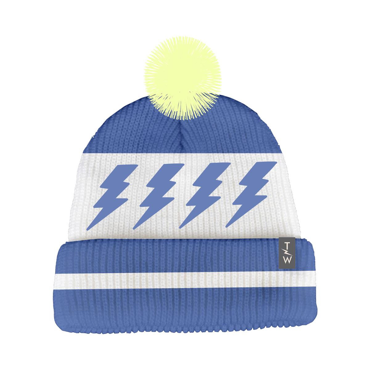 BOLT POM BEANIE (PREORDER) - TINY WHALES