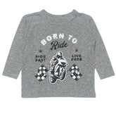 BORN TO RIDE LONG SLEEVE TSHIRT - CHASER KIDS