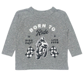 BORN TO RIDE LONG SLEEVE TSHIRT - CHASER KIDS