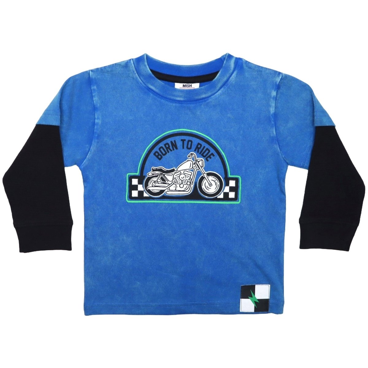 BORN TO RIDE TWOFER LONG SLEEVE TSHIRT (PREORDER) - MISH MISH