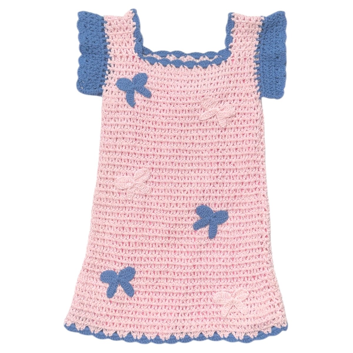 BOW CROCHET DRESS - BELA & NUNI