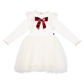 BOW FRILL TUTU DRESS - DRESSES