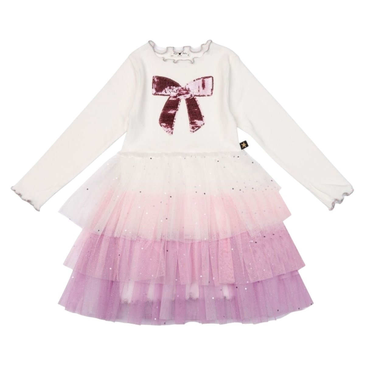 BOW LAYERED TUTU DRESS - PETITE HAILEY
