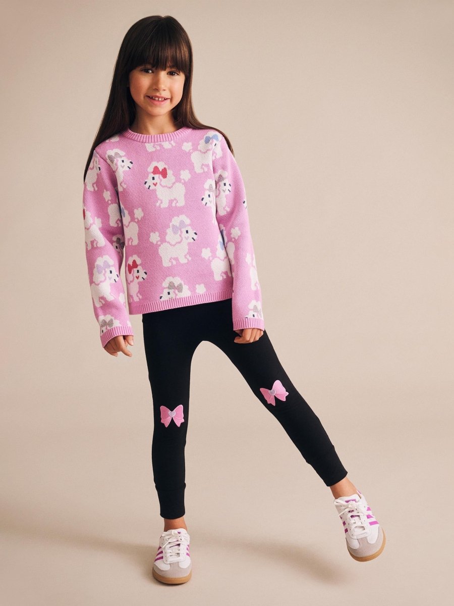 BOW LEGGINGS - LEGGINGS