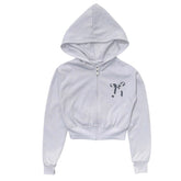 BOW ZIP UP HOODIE - FIREHOUSE