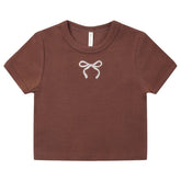 BOWS BAY TSHIRT - RYLEE + CRU - SHORT SLEEVE TOPS