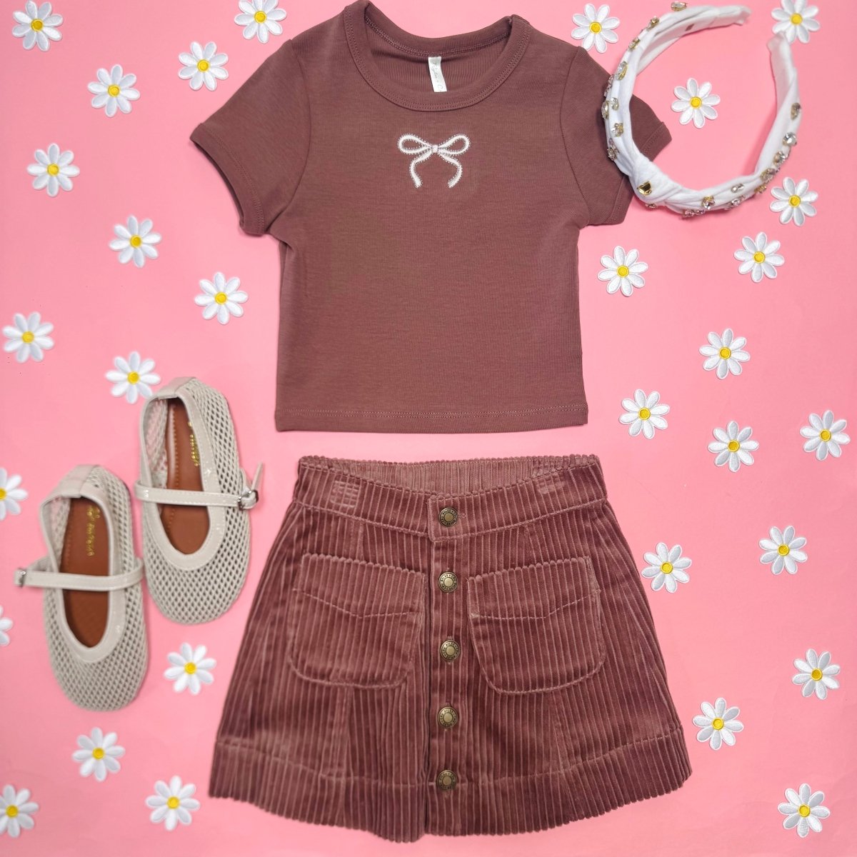 BOWS BAY TSHIRT - RYLEE + CRU - SHORT SLEEVE TOPS