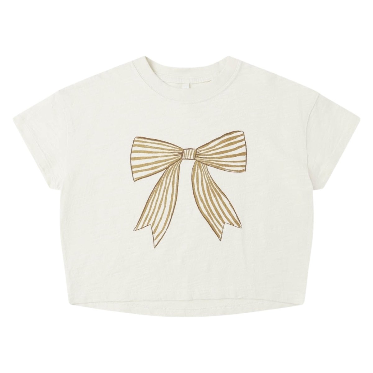 BOWS BOXY TSHIRT - SHORT SLEEVE TOPS