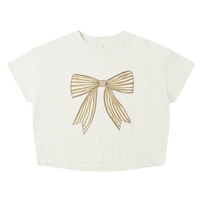 BOWS BOXY TSHIRT - SHORT SLEEVE TOPS