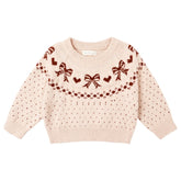 BOWS FAIRE ISLE SWEATER - RYLEE + CRU