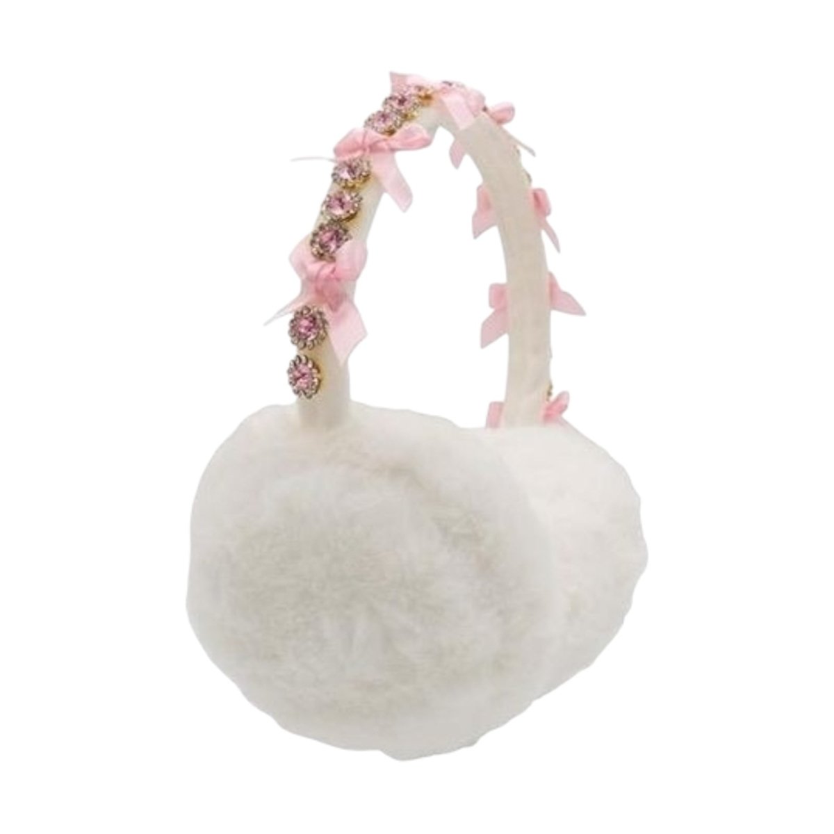 BOWS FUZZY EARMUFFS (PREORDER) - BARI LYNN