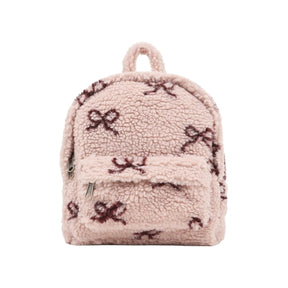 BOWS FUZZY MINI BACKPACK - RYLEE + CRU