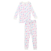 BOWS LONG SLEEVE PJS - PAJAMAS
