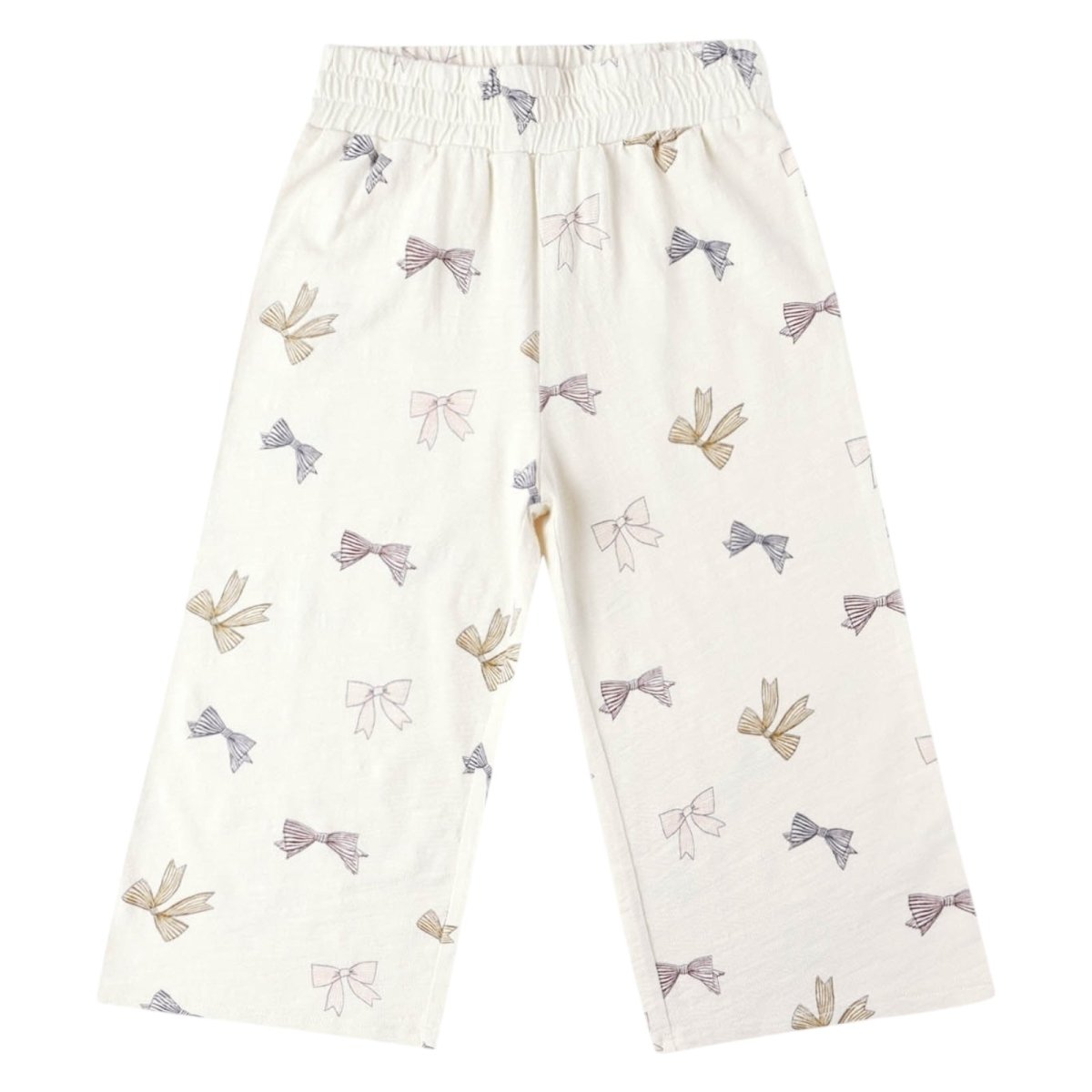 BOWS WIDE LEG PANTS - PANTS