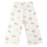 BOWS WIDE LEG PANTS - PANTS