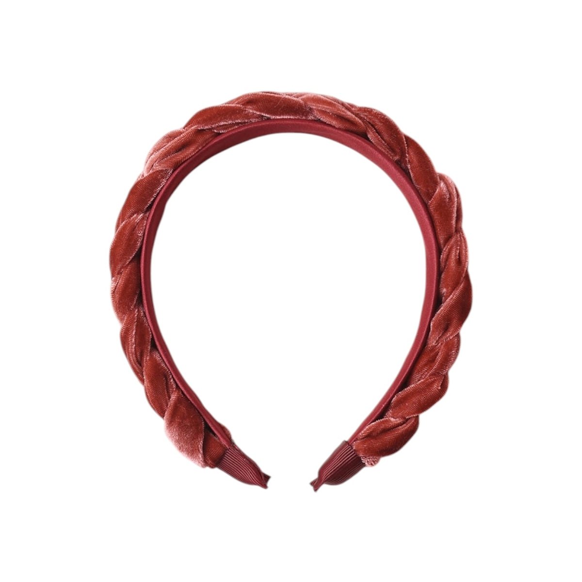 BRAIDED VELVET HEADBAND - NORALEE