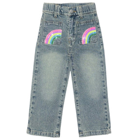 BROOKLYN RAINBOW DENIM PANTS - PANTS