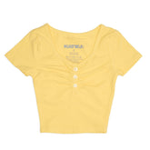 BUTTER YELLOW KEELY TOP - KATIE J NEW YORK