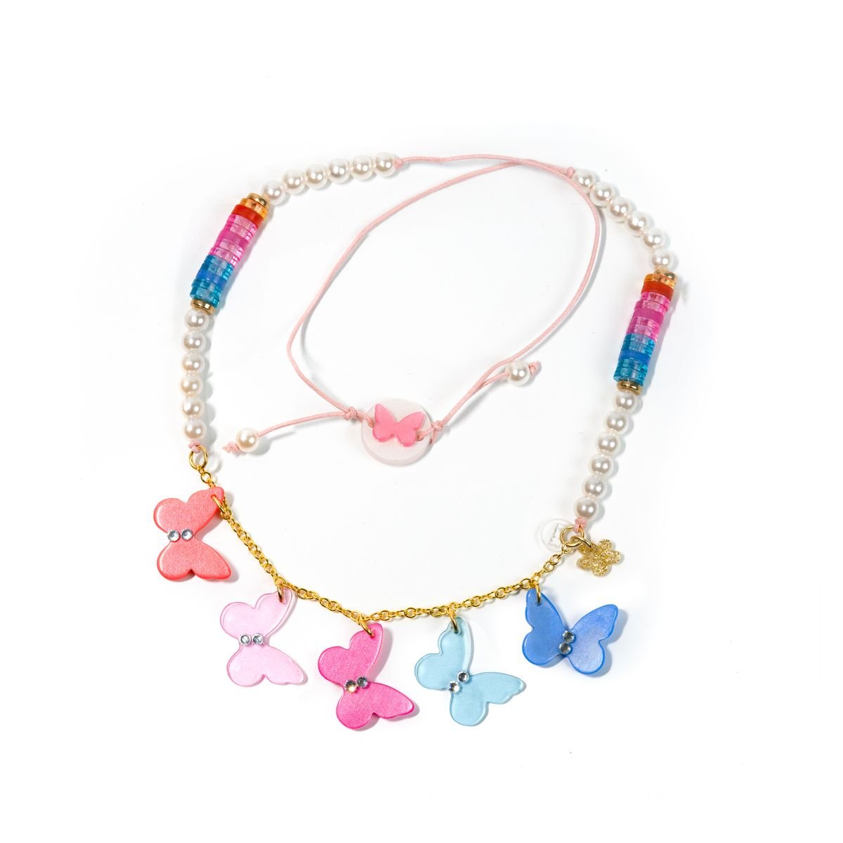 BUTTERFLIES NECKLACE (PREORDER) - LILIES & ROSES