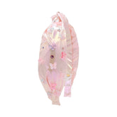 BUTTERFLY IRIDESCENT KNOT HEADBAND - HEADBANDS