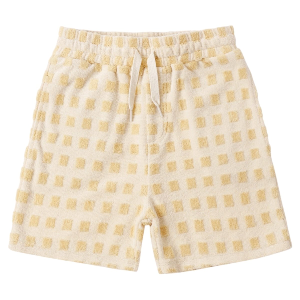 BUTTERSCOTCH GRID TERRY SHORTS - SHORTS