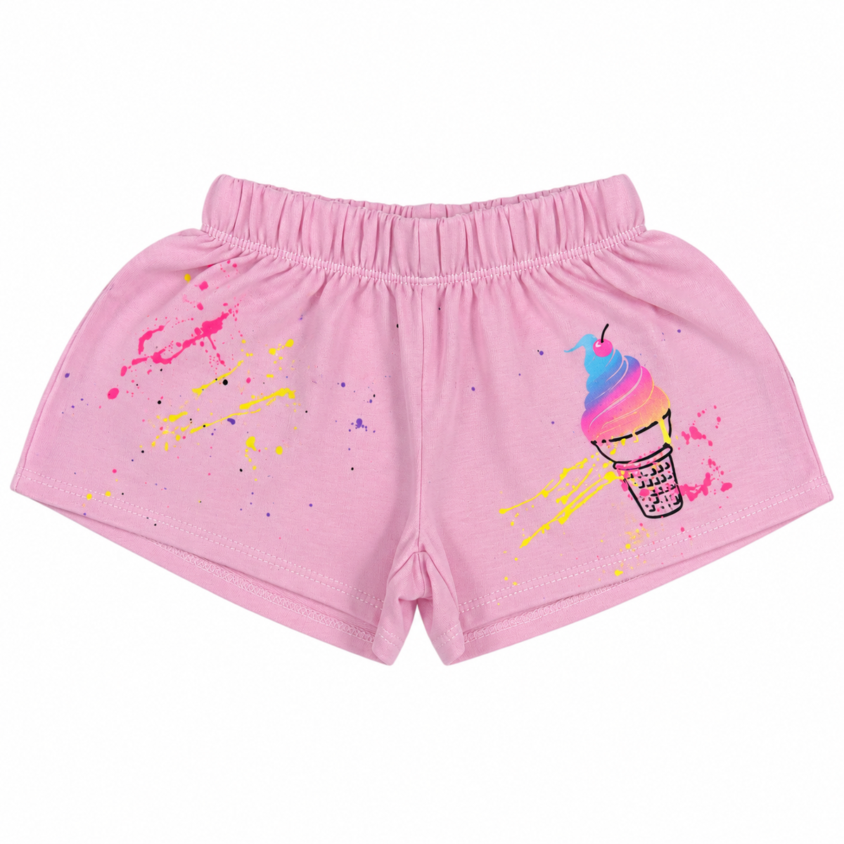 ICE CREAM SPLATTER SHORTS