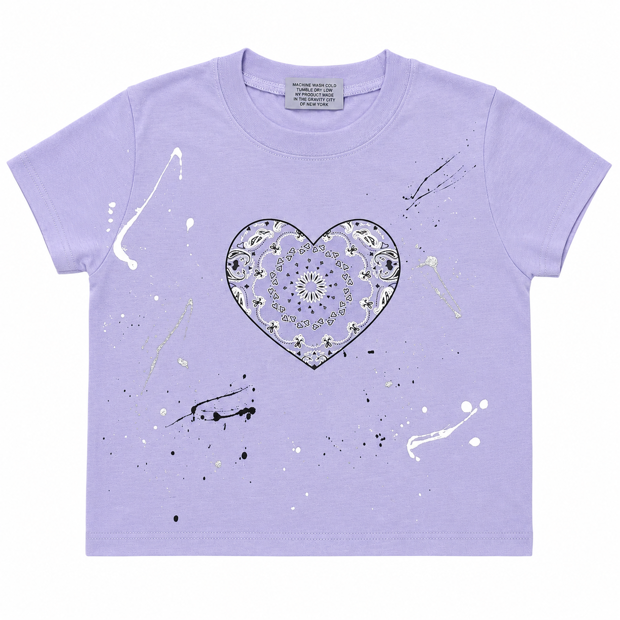 BANDANA HEART SPLATTER TSHIRT