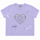 BANDANA HEART SPLATTER TSHIRT