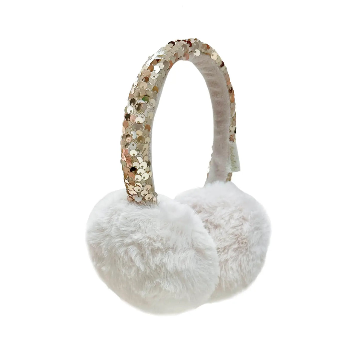 SHIMMER SEQUIN FLUFFY EARMUFFS (PREORDER)
