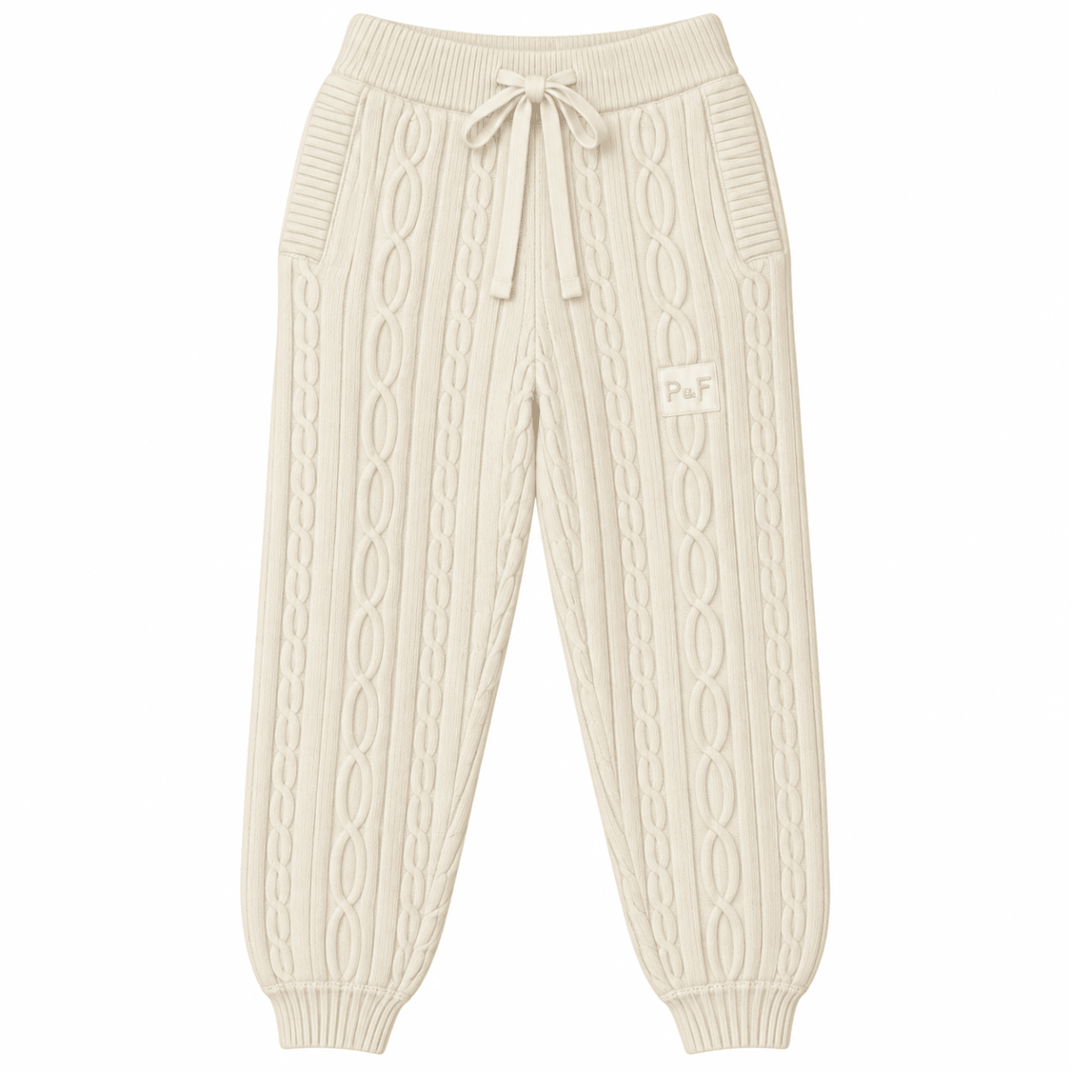 CABLE KNIT SWEATPANTS - PARFUM DE FIT