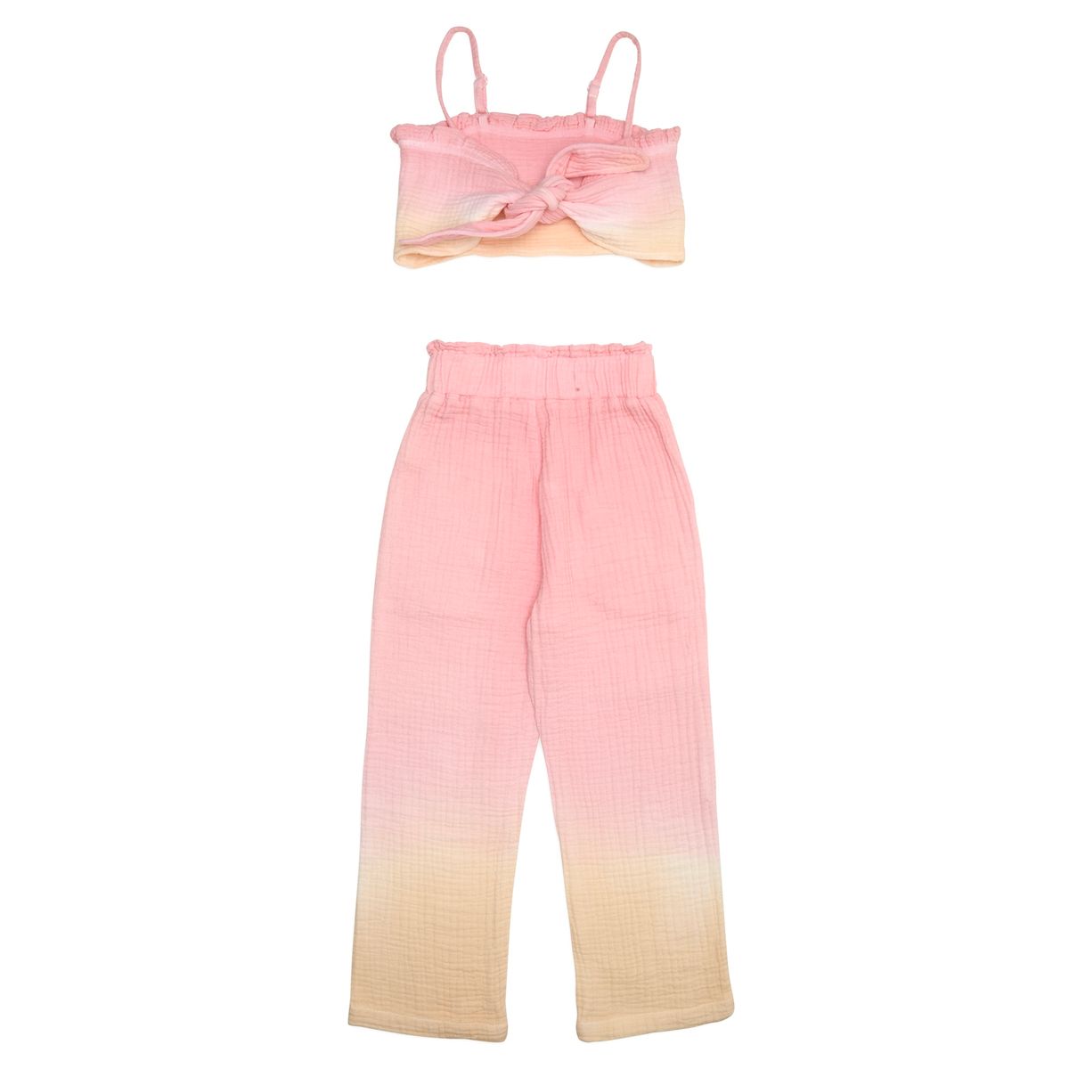 CABO DIP DYE CROP TOP AND PANTS SET - MINI DREAMERS