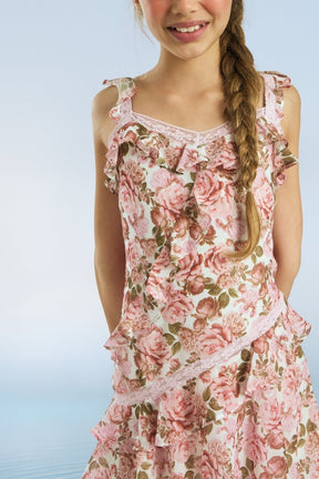 CAMELLIA FRILL MINI DRESS (PREORDER) - MARLO - DRESSES