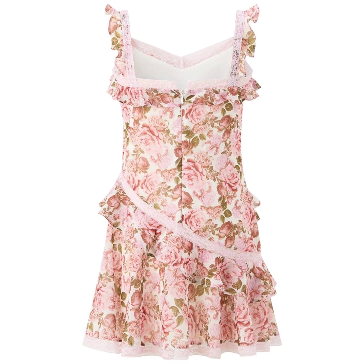 CAMELLIA FRILL MINI DRESS (PREORDER) - MARLO