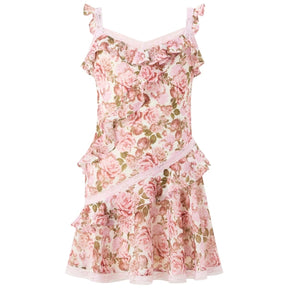 CAMELLIA FRILL MINI DRESS (PREORDER) - MARLO - DRESSES