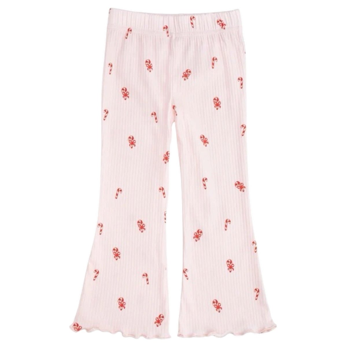 CANDY CANE FLARE LEGGINGS (PREORDER) - SWEET WINK