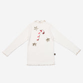 CANDY CANE TOP AND SKIRT SET - PETITE HAILEY