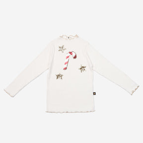CANDY CANE TOP AND SKIRT SET - PETITE HAILEY