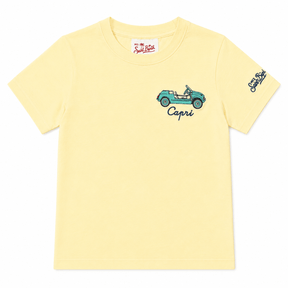 CAPRI MOKE BEACH CAR TSHIRT - MC2 SAINT BARTH KIDS - SHORT SLEEVE TOPS