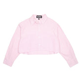 CAPRI STRIPE CROPPED BUTTON DOWN - KATIE J NEW YORK
