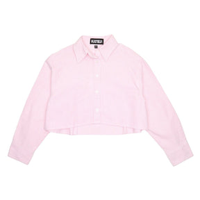 CAPRI STRIPE CROPPED BUTTON DOWN - KATIE J NEW YORK